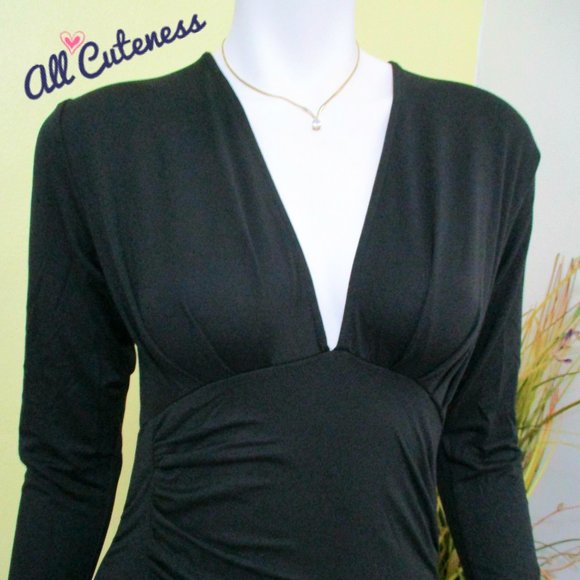 Capella Black Sleeve Dress Size S - Picture 5 of 8